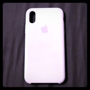iPhone X/XS Authentic Apple Silicone Case - White